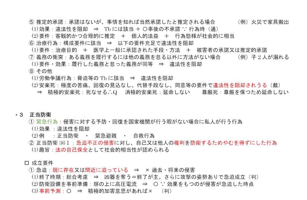 刑法第２３項のテキスト：正当防衛（前編）