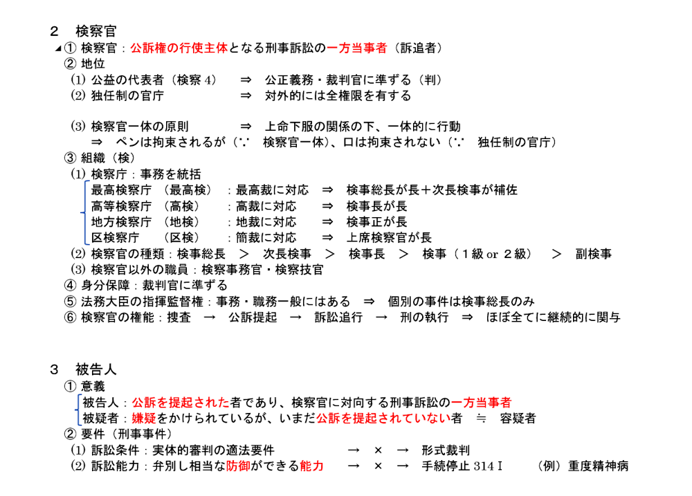 刑事訴訟法第７項のテキスト：検察官